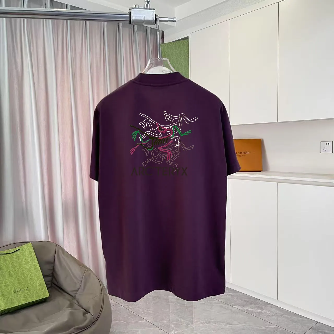 ARC'TERYX *2026 New Arrival logo t g Same Style Size：S M L XL XXL ：Black White Green Purple